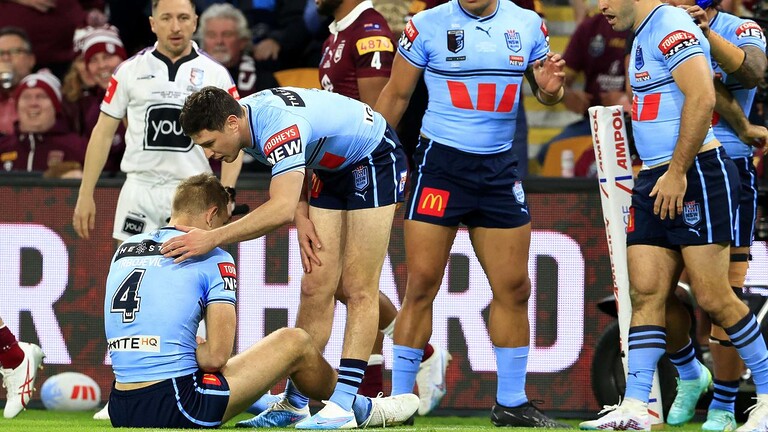 Tom Trbojevic missed most of the 2023 season after he tore his pec during Origin. Picture: Adam Head