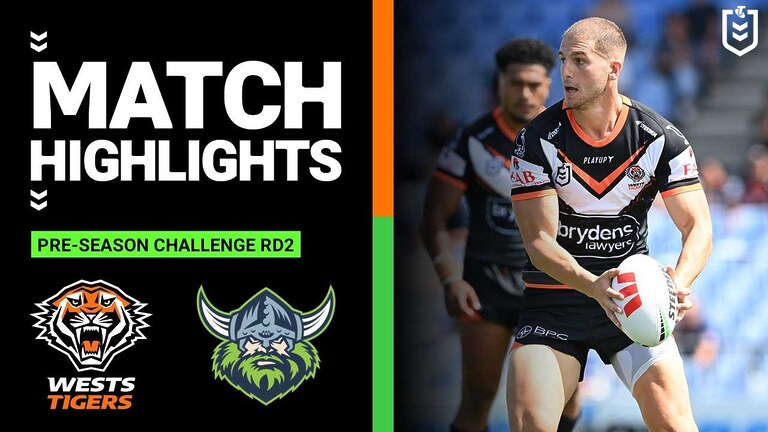 NRL Pre-Season 2023 | Wests Tigers v Canberra Raiders | Match Highlights