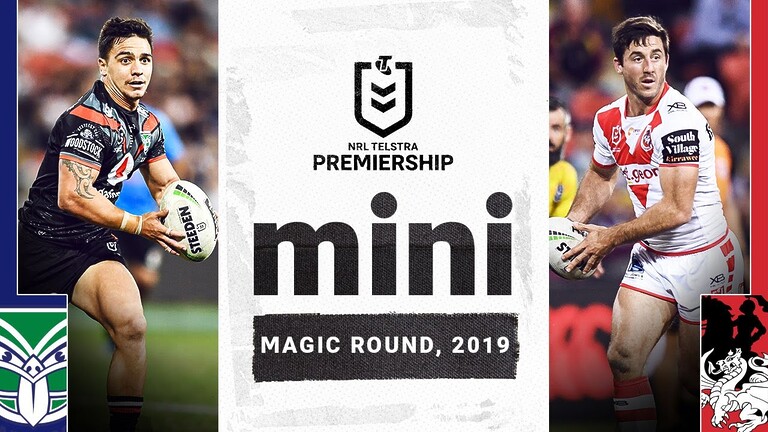 WATCH: Warriors aim to end losing streak against Dragons | Magic Round NRL