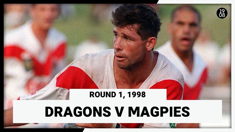 St George Dragons v Western Suburbs Magpies | Round 1, 1998 | Full Match Replay | NRL