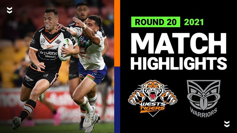 WATCH: Exciting Highlights: Wests Tigers vs Warriors | Round 20 NRL