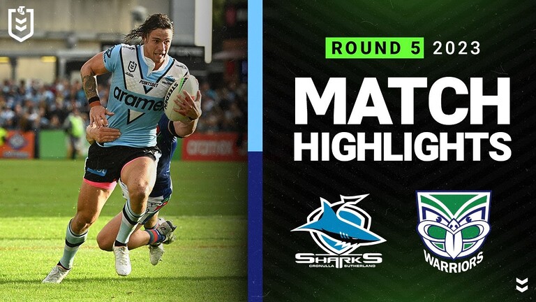 WATCH: Exciting NRL 2023 Match Highlights: Sharks vs Warriors