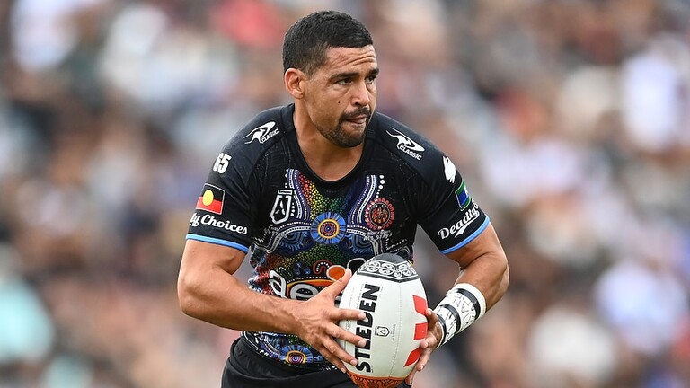 Cody Walker playing for the Indigenous All Stars.