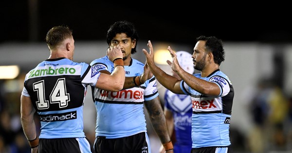 Sharks win arm-wrestle in gritty pre-season battle