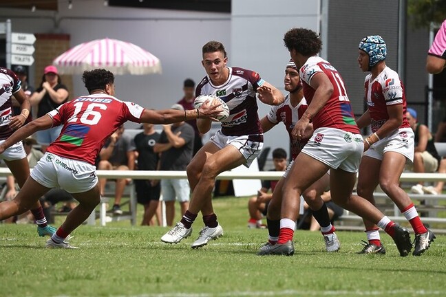 Sam Stephenson playing for Burleigh Bears in 2023. Photo: Jason O'Brien/QRL