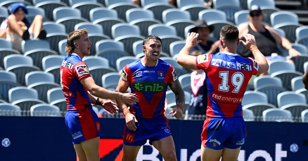 Knights overcome deficit to score opening trial win over Cronulla