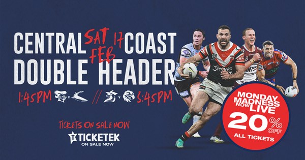 Get 20% Off All Central Coast Trial Tickets with Monday Madness!