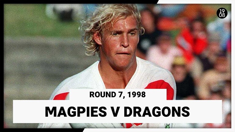 Western Suburbs Magpies v St George Dragons |  Round 7, 1998 | Full Match Replay | NRL Throwback