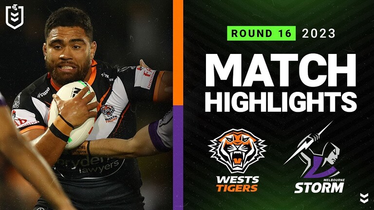 NRL 2023 | Wests Tigers v Melbourne Storm | Match Highlights