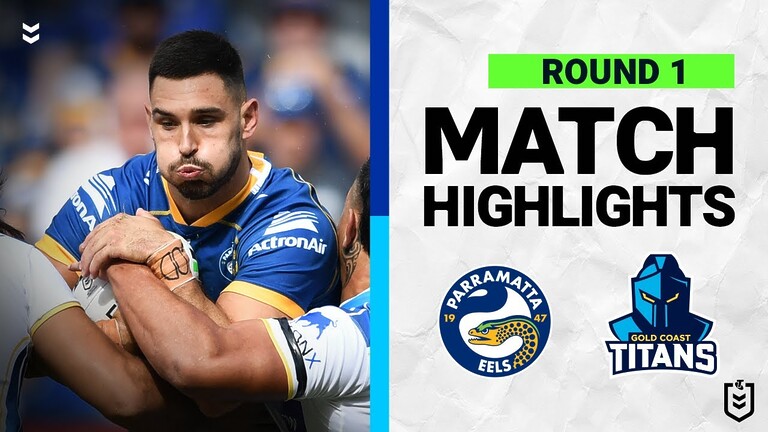 Parramatta Eels v Gold Coast Titans | Match Highlights | Round 1, 2022 | NRL