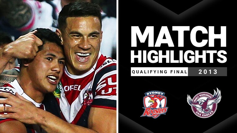 WATCH:  Intense Qualifying Final: Roosters vs Sea Eagles 2013 Highlights