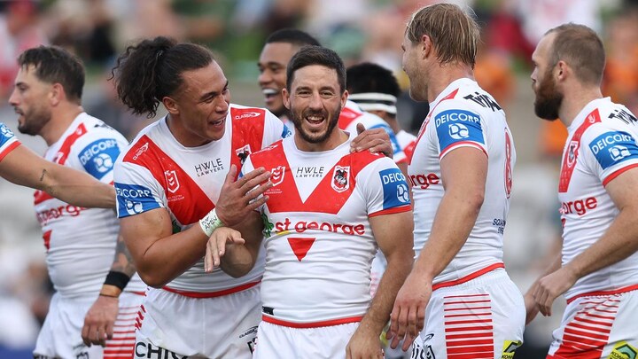 The Dragons actually started the match well. (Photo by Jason McCawley/Getty Images)