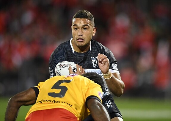 Montoya in action for Fiji against Papua New Guinea in 2018.