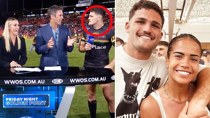 Nathan Cleary ambushed by question about Mary Fowler after Panthers snap winless run