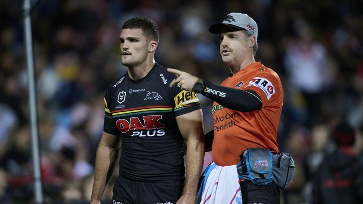 Nathan Cleary suffered a serious hamstring injury last year that kept him out for nearly two months. Picture: Brett Hemmings/Getty Images