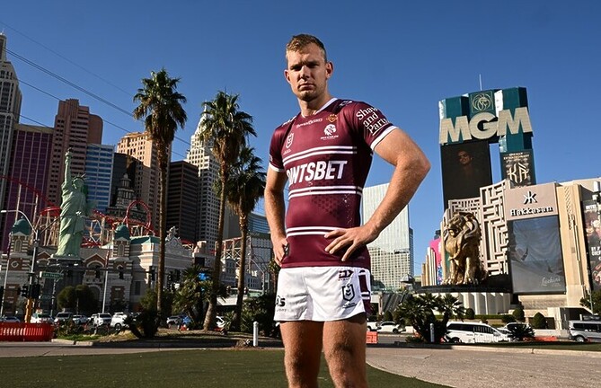 Tom Trbojevic was the centre of attention for US media in Las Vegas