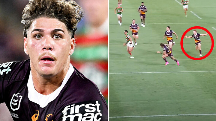 Reece Walsh cops it from teammate in damning footage of Latrell Mitchell incident
