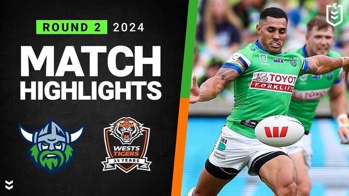 WATCH: Exciting NRL 2024 Match Highlights: Raiders vs Wests Tigers