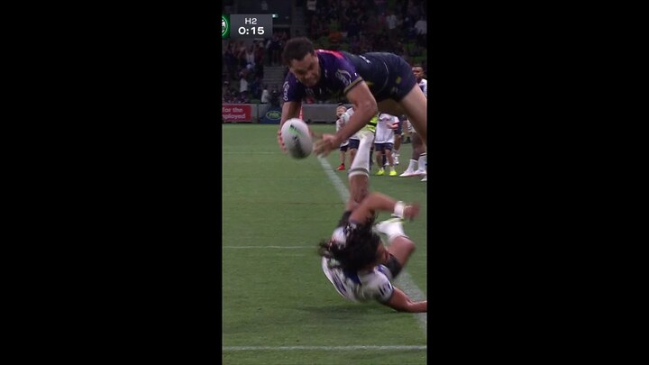 Xavier Coates with one of the greatest finishes you will ever see! #nrl