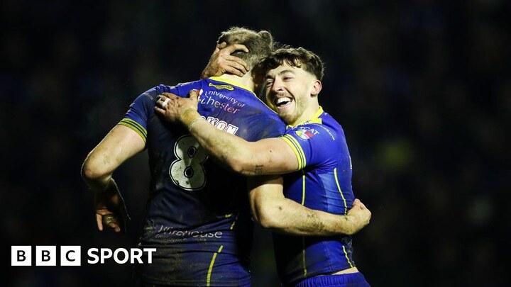 Matty Ashton completed his Warrington hat-trick with the try of the night against the Broncos