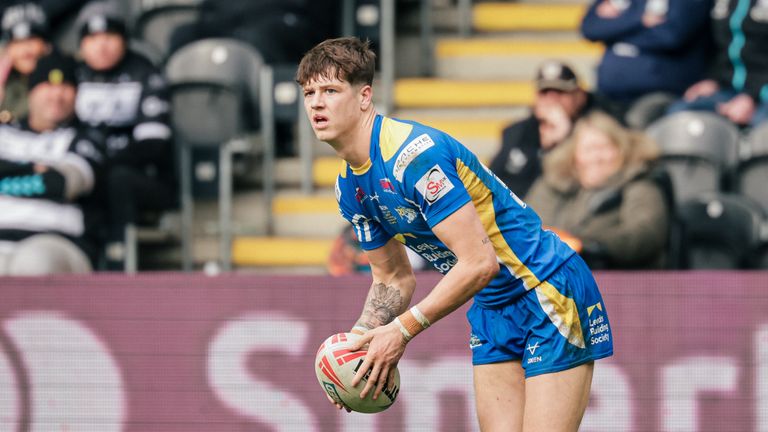 Riley Lumb scored two tries on his debut for Leeds Rhinos