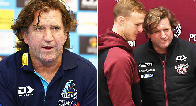 Des Hasler refuses to answer $565,000 question before NRL grudge match with Manly