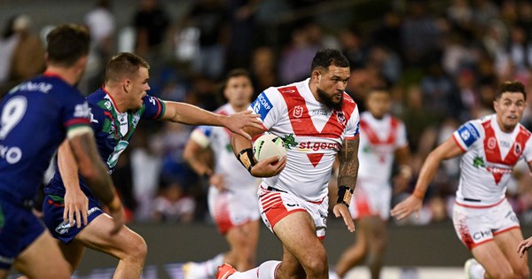 Dragons surge past Warriors in Wollongong