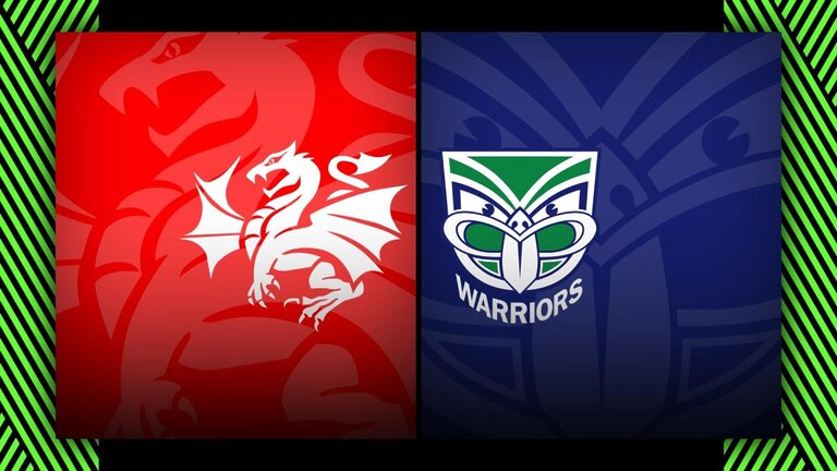 NRL 2024 | Dragons v Warriors | Extended Match Highlights