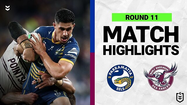 Exciting NRL match highlights: Parramatta Eels v Manly Sea Eagles