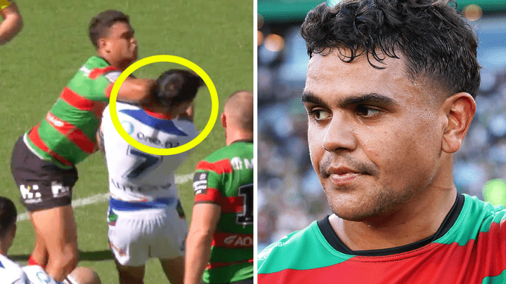 Latrell Mitchell called out for 'awful' act as NRL fans blast fullback for rogue elbow