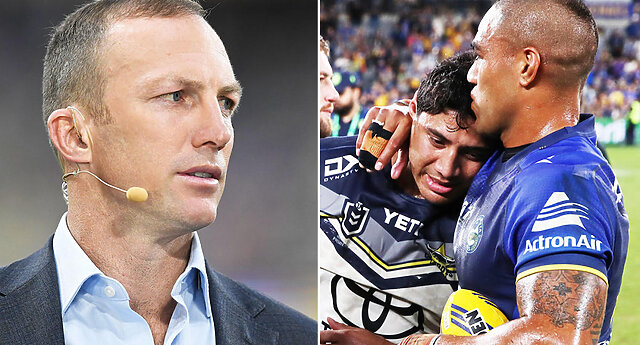 Darren Lockyer hits back after Jason Taumalolo caught in NRL storm over post-match photo