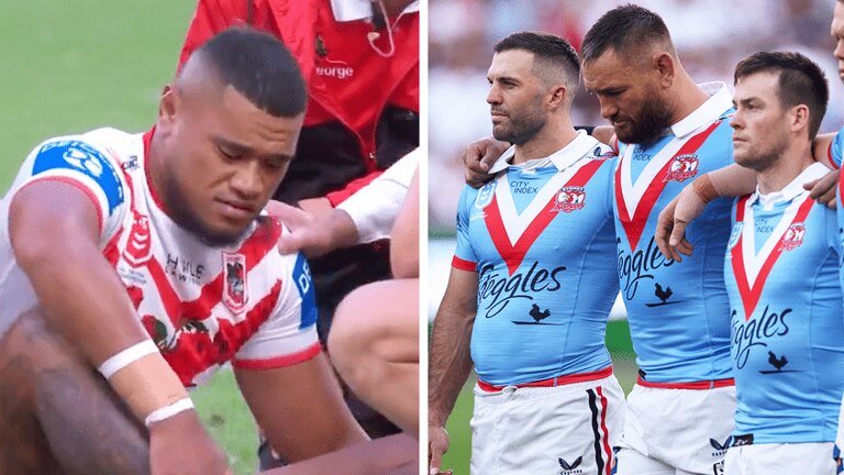 NRL debate erupts after frightening Moses Suli moment during ANZAC clash against Roosters