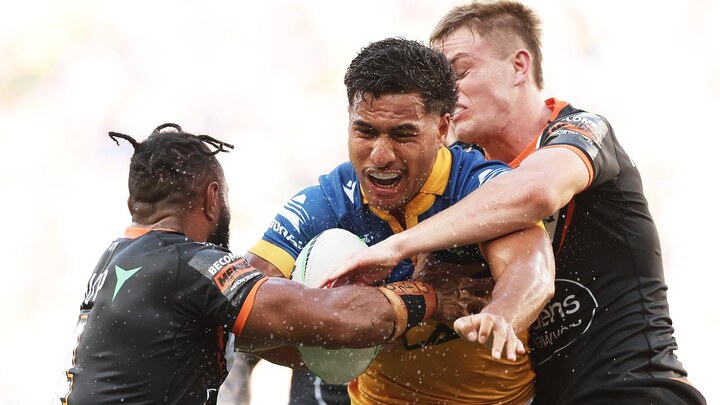 Will Penisini is into his fourth season at the Eels and isn’t ready to give up his spot. Picture: Matt King/Getty Images