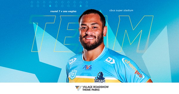 Sami's comeback anticipated for Titans vs Sea Eagles