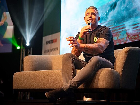 The SuperCoach NRL podcast has expert guests through the season. Corey Parker at the SuperCoach NRL launch in March. Picture: Tom Parrish