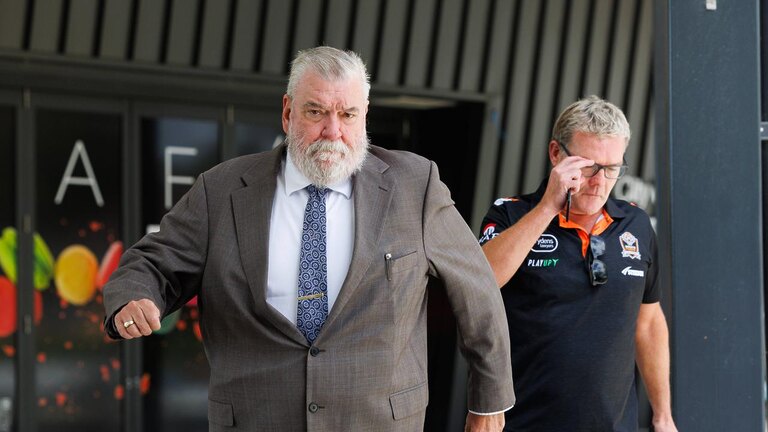 Shane Richardson will stay at the Wests Tigers for another four seasons despite interest from the Rabbitohs. Picture: David Swift