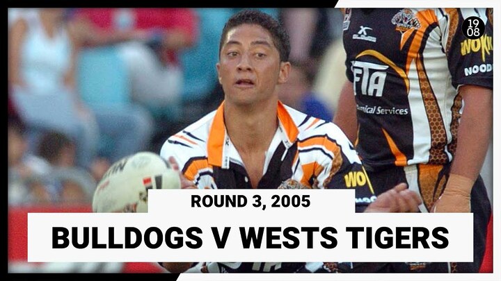 WATCH: 2005 NRL Throwback: Canterbury-Bankstown Bulldogs vs Wests Tigers Full Match