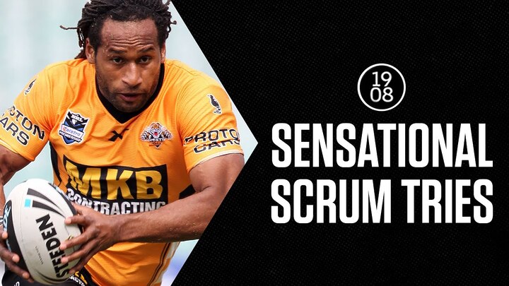 Sensational Scrum Tries | NRL Throwback | Tuqiri, Hasler, Menzies & more!