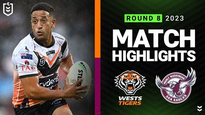 NRL 2023 | Wests Tigers v Manly-Warringah Sea Eagles | Match Highlights