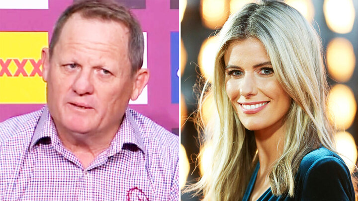 Kevin Walters in terse exchange with NRL reporter Lara Pitt after ugly Broncos loss