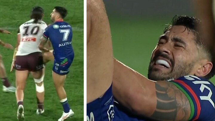 ‘Crazy’: Warriors score eight points in final minute as controversy divides NRL