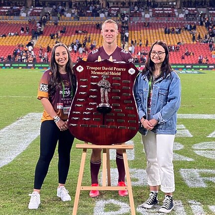 Battle for Trooper Pearce Shield - Broncos face Manly