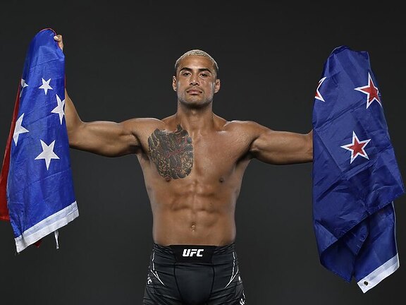 Ulberg represents Samoa and New Zealand in the Octagon. Picture: Mike Roach/Zuffa LLC