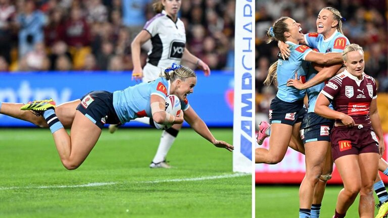 ‘One of the great Origin tries’: NRL world loses it for Jaime Chapman stunner