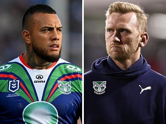 Addin Fonua-Blake and Andrew Webster of the Warriors. Photos: Getty Images