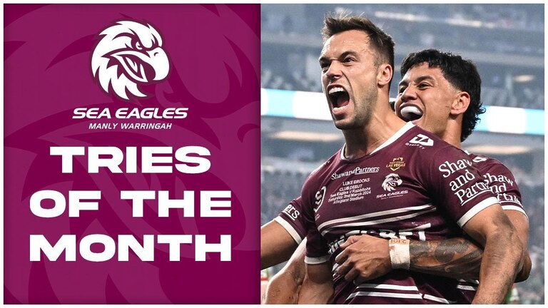 Exciting Highlight Reel: Manly-Warringah Sea Eagles Top Tries