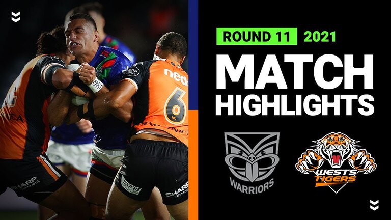 Exciting Warriors vs Wests Tigers Highlights - NRL 2021