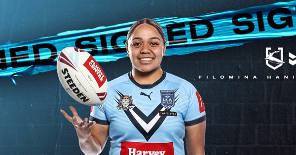 Hanisi swims from the Origin pool to Sharks' squad