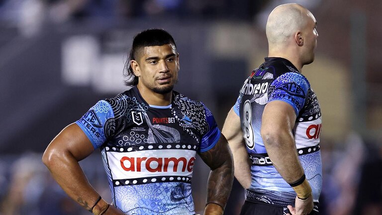 Ladder-leading Sharks bitten in brutal NRL reality bite