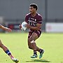 Centre Antonio Taufa crossed for the Sea Eagles' opening try against the Rams
